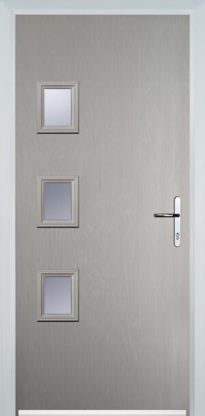 3 Square Flush Grained Left
