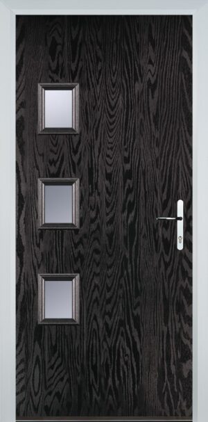 3 Square Flush Grained Left