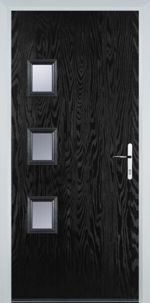 3 Square Flush Grained Left