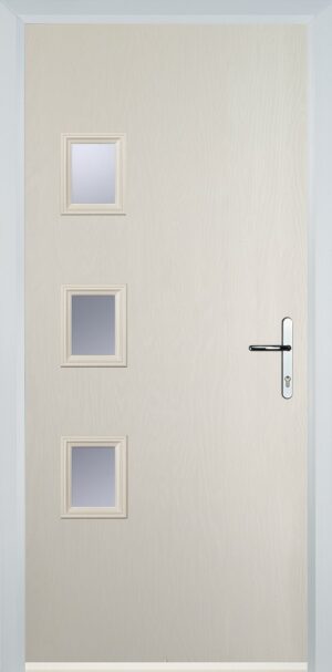 3 Square Flush Grained Left