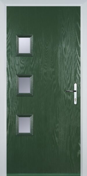 3 Square Flush Grained Left