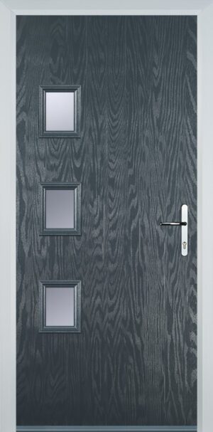 3 Square Flush Grained Left