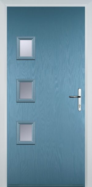 3 Square Flush Grained Left