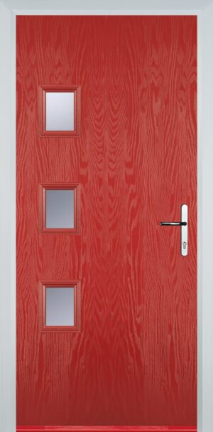 3 Square Flush Grained Left