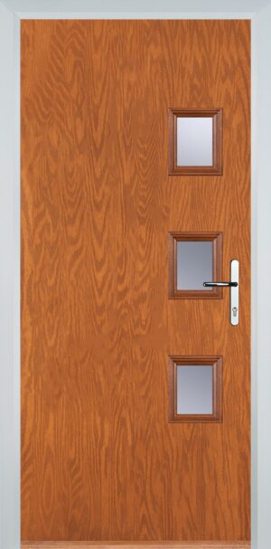 3 Square Flush Grained Right