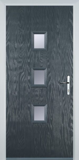 3 Square Mid Flush Grained