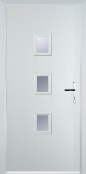 3 Square Mid Flush Grained