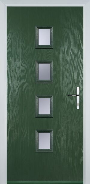 4 Square Flush Grained