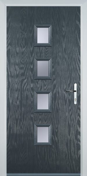 4 Square Flush Grained