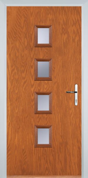 4 Square Flush Grained