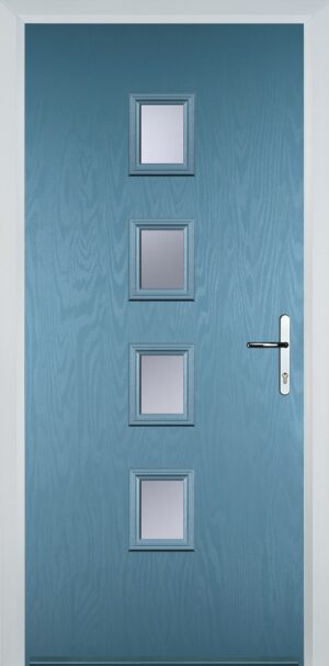 4 Square Flush Grained