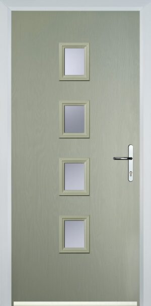 4 Square Flush Grained