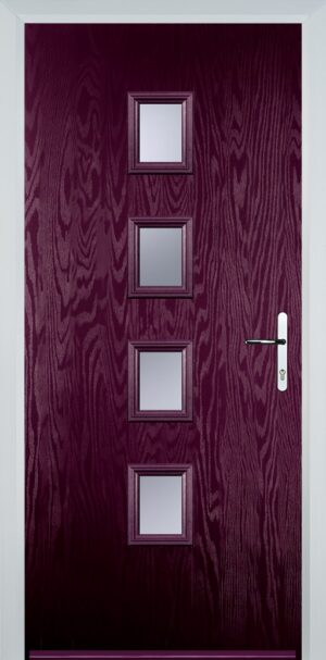 4 Square Flush Grained