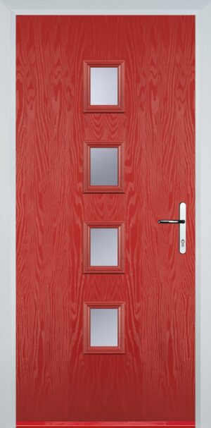 4 Square Flush Grained