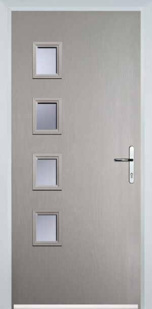 4 Square Flush Grained Left