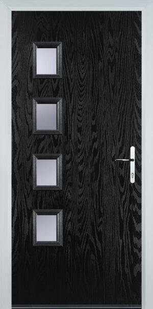 4 Square Flush Grained Left