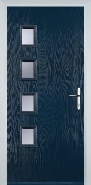 4 Square Flush Grained Left