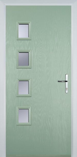 4 Square Flush Grained Left