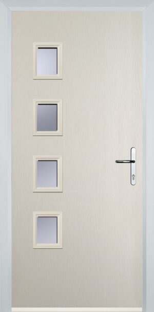 4 Square Flush Grained Left