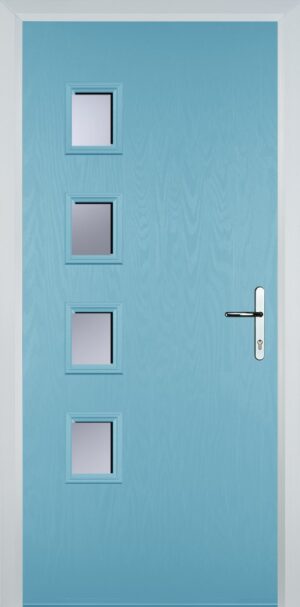 4 Square Flush Grained Left