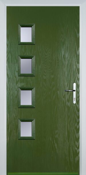 4 Square Flush Grained Left