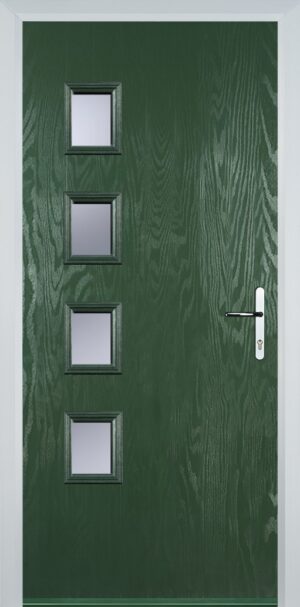 4 Square Flush Grained Left