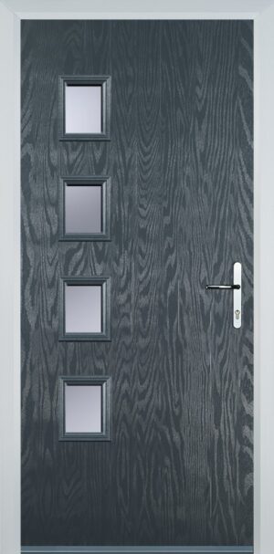 4 Square Flush Grained Left