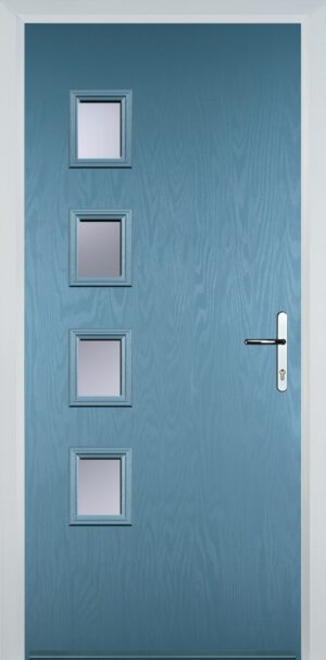 4 Square Flush Grained Left