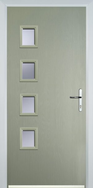 4 Square Flush Grained Left
