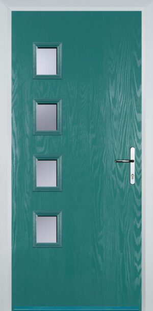 4 Square Flush Grained Left