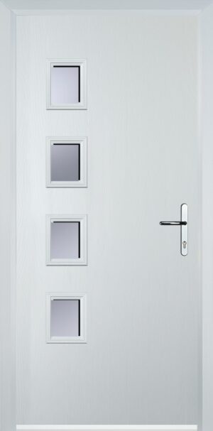 4 Square Flush Grained Left