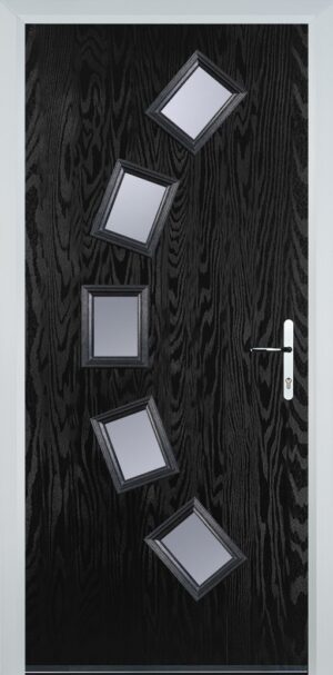 5 Square Curved Flush Grained