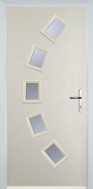 5 Square Curved Flush Grained