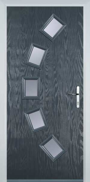 5 Square Curved Flush Grained