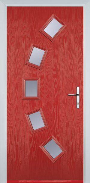 5 Square Curved Flush Grained