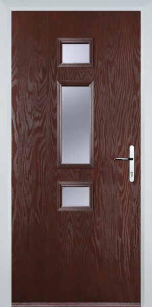 Mid 3 Square Flush Grained