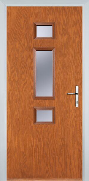 Mid 3 Square Flush Grained