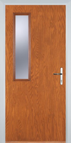 Mid Square Flush Grained Left